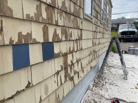 Cromwell, CT Exterior Painting – Color Change Underway