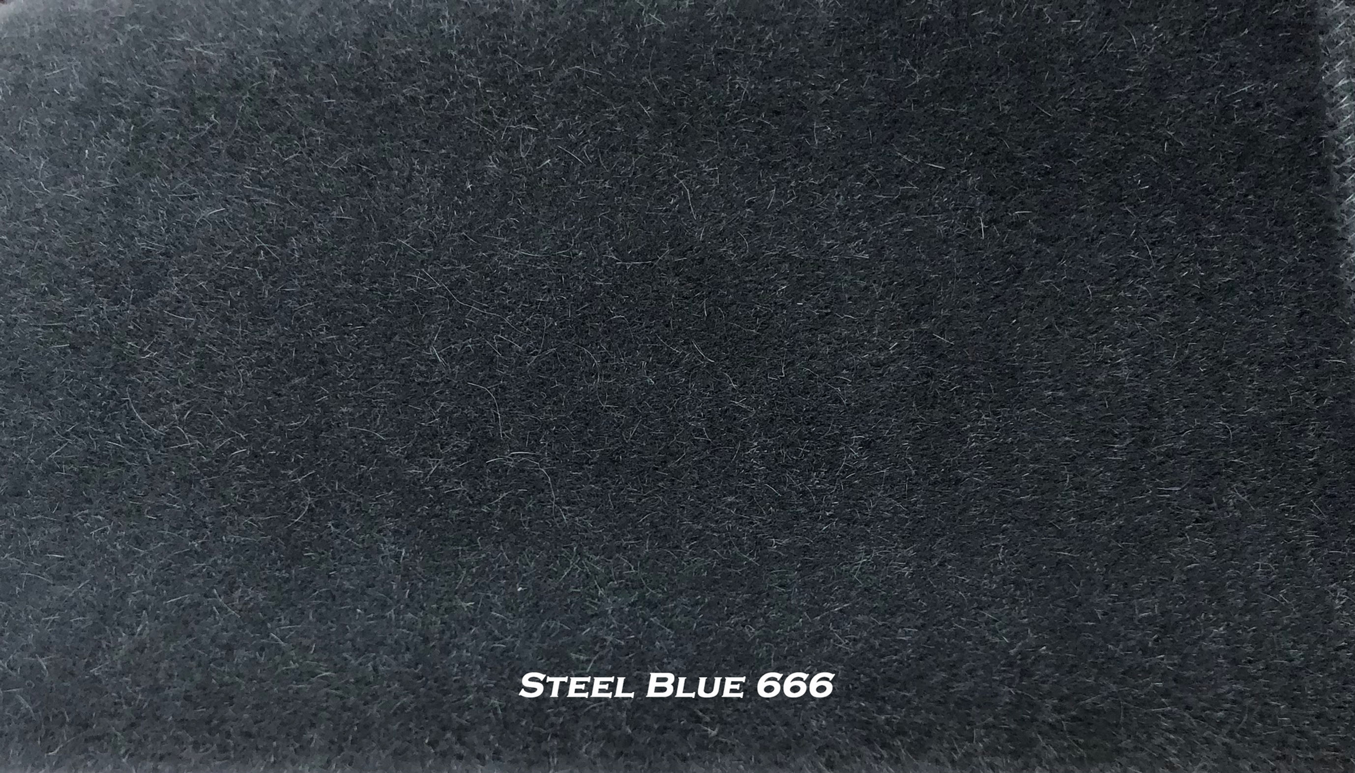 Dutch Mohair Upholstery Fabric Steel Blue Gray 666 By the Yard