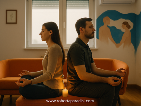 coppia che fa mindfulness