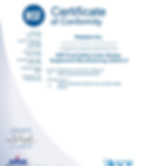 NSF certificate of conformity from Vitalabs Inc. for dietary supplements SQF certification.