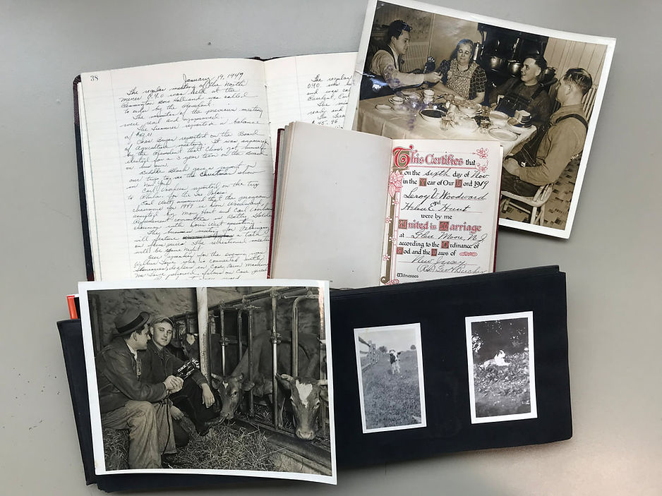 Collage of old photos