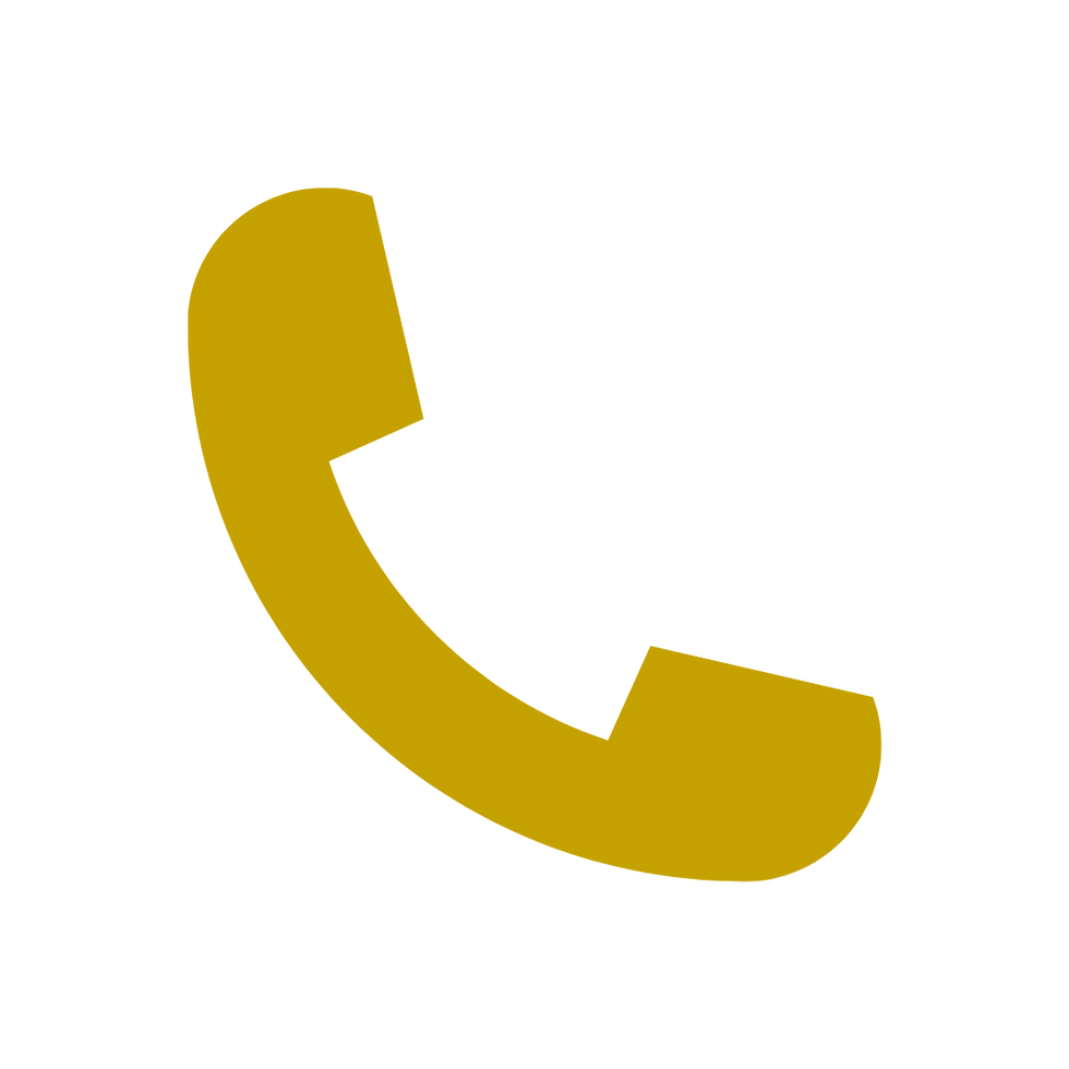 Golden call icon