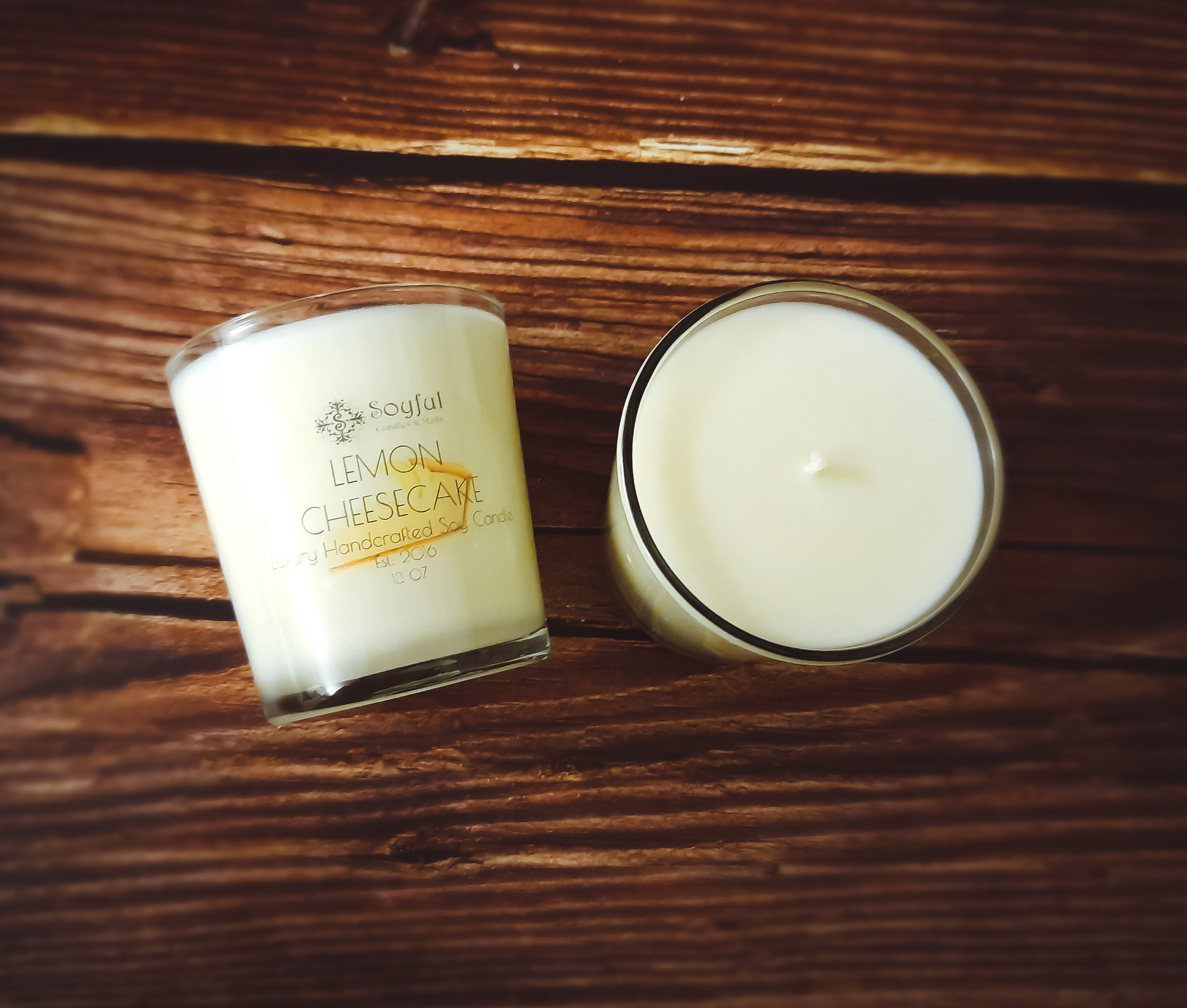 Lemon Cheesecake Soy Candle 13 oz