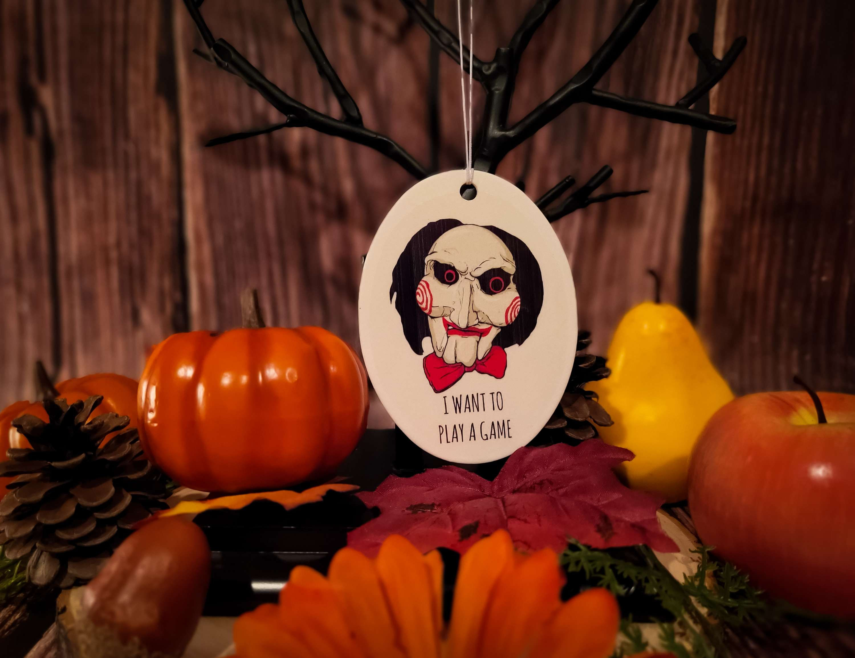 Jigsaw "I Want To Play A Game" Car Air Freshener