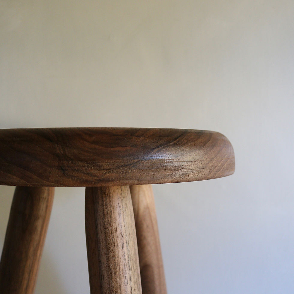 Thumbnail: 'Charlotte' Stool in English Walnut