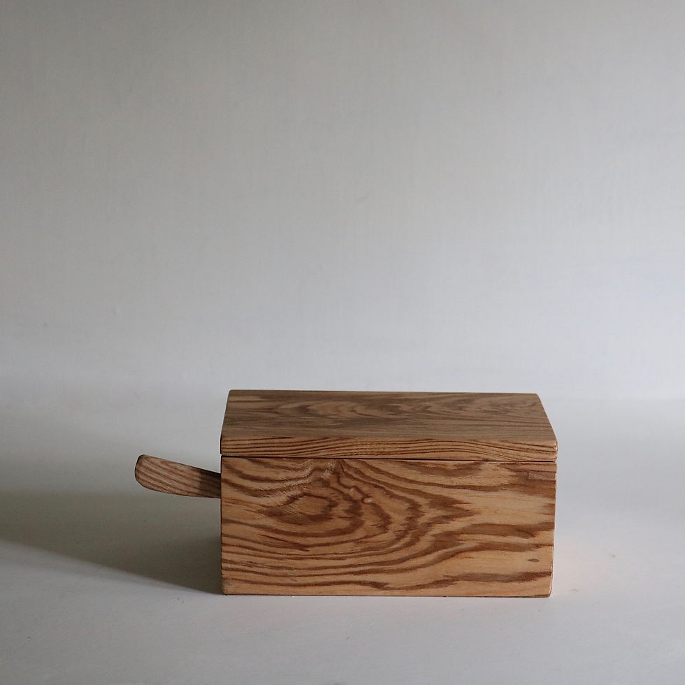 Thumbnail: Butter Box in Olive Ash with Integral Knife