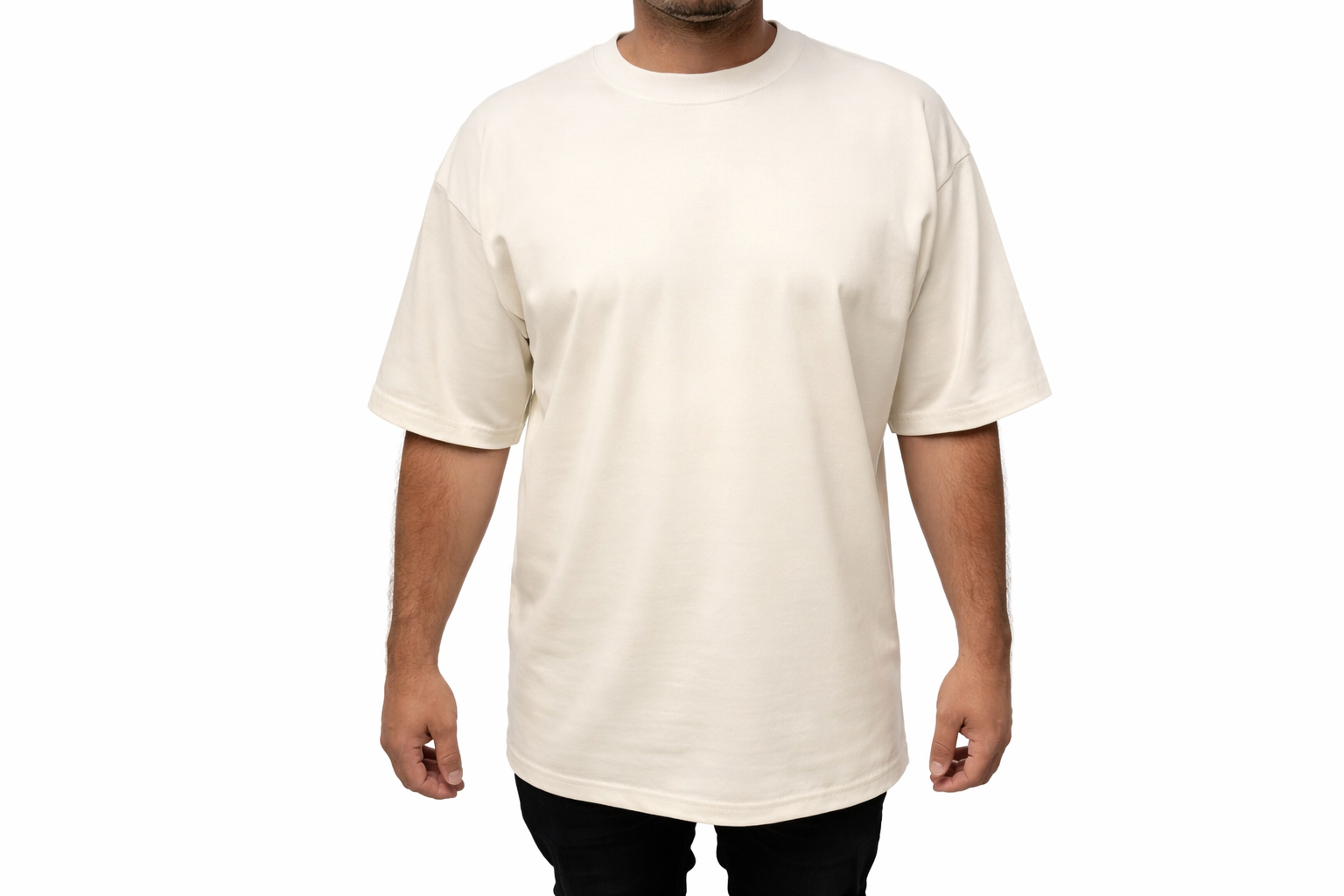 חולצת אוברסייז עבה | צבע אופוויט