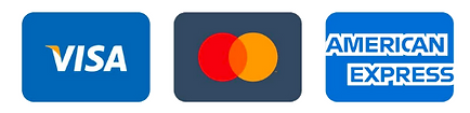 VISA icon MASTERCARD icon AMERICAN EXPRESS icon