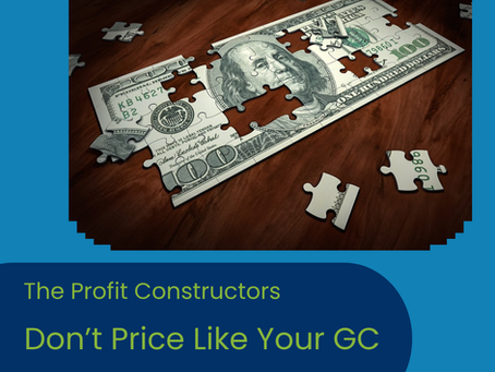 Don’t Price Like Your GC: Why Trade Contractors Need a Different Strategy