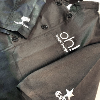 Embroidered kitchen jacket