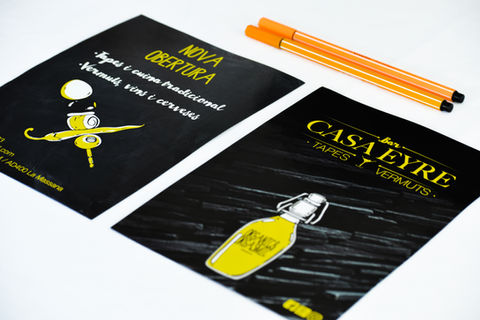 Flyer de 170 gr. con estucado brillante