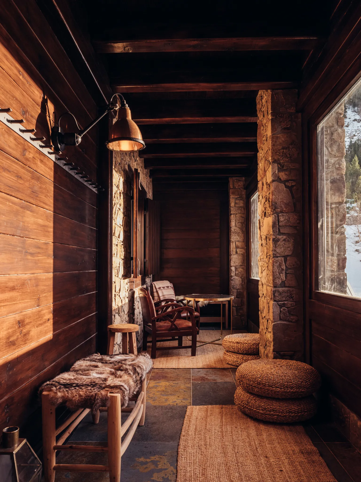 Ambientación del Hotel Ovella negra en Incles 