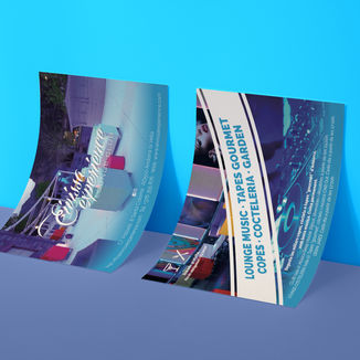 Flyer A6 amb estucat mat