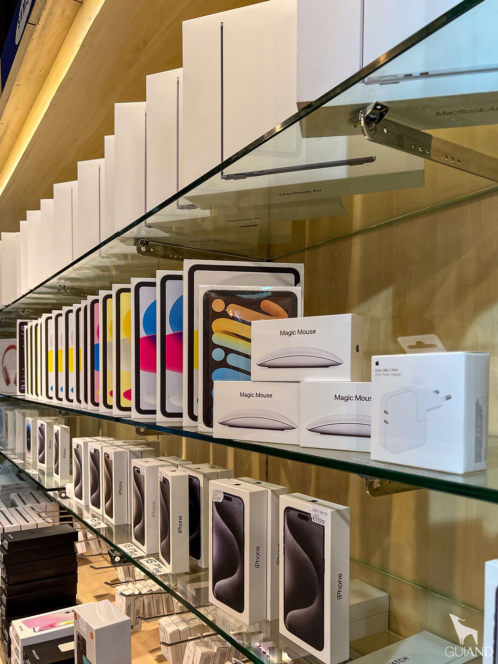 Apple products at the Alfa shop in Andorra la Vella