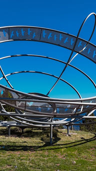 Tormenta en una taza de té: Escultura de Dennis Oppenheim en el Coll de la Botella