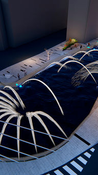 Fountains on the Valira river