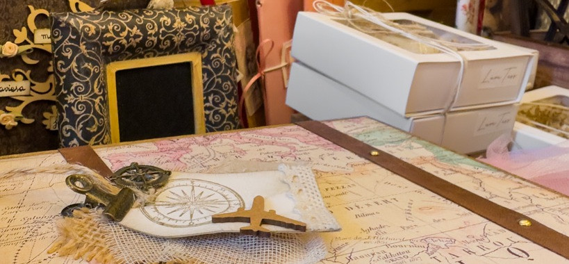 Diario de viaje personalizado y manualidades en Tess Art en Andorra la Vella
