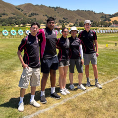 Fat Shafts team archers at an archery competition
