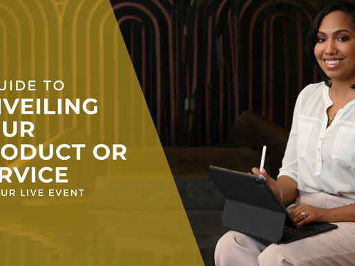 Launching Success: A Guide to Unveiling Your Product or Service in a Live Event
