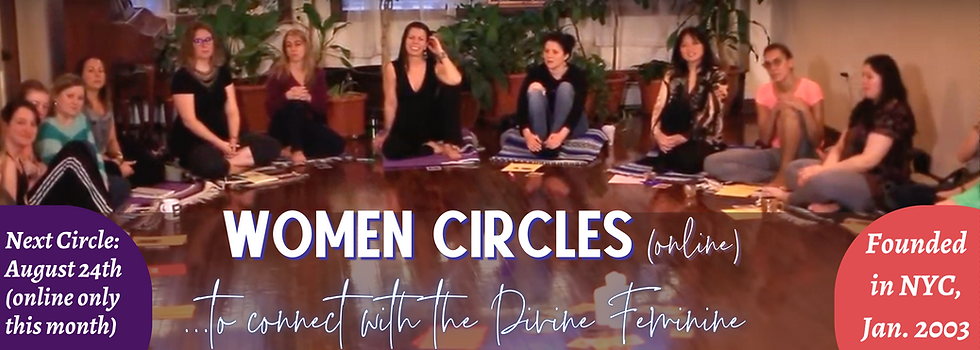 New Moon Women's Circle (Online) Sunday, August 24th!
