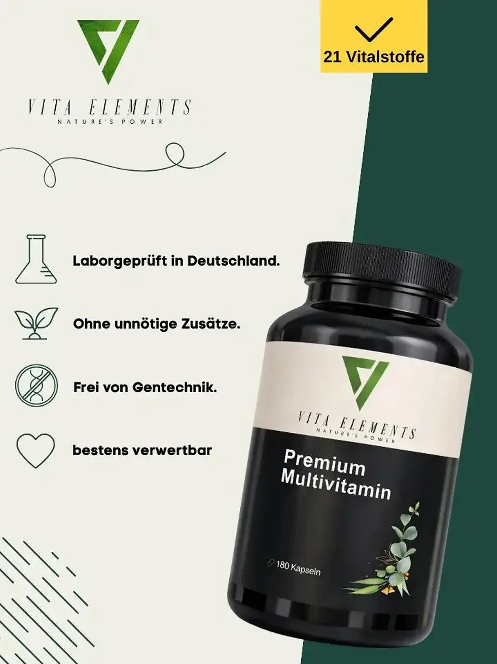 Thumbnail: Premium Multivitamin Capsules 3 Pack