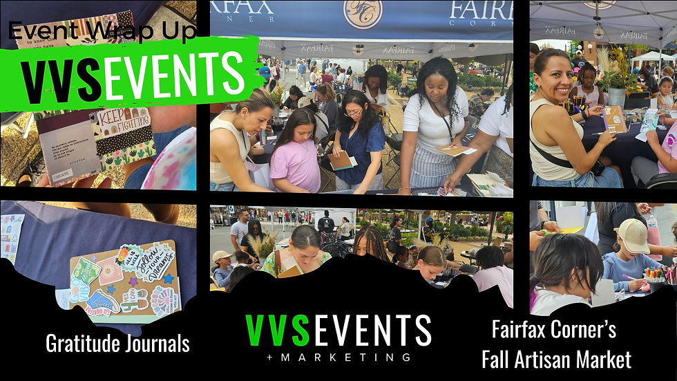 The Wrap: Locally Crafted Fall Maker's Market at Fairfax Corner