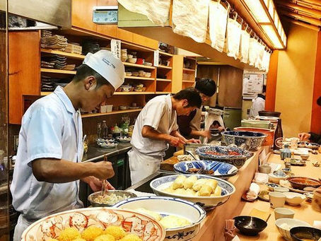 A Japanese restaurant that connects with the region
