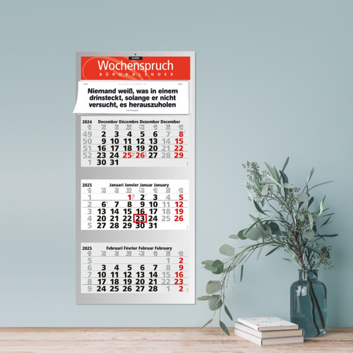 Büro-Wochenspruch-Kalender 2026 | Klages-Kalender