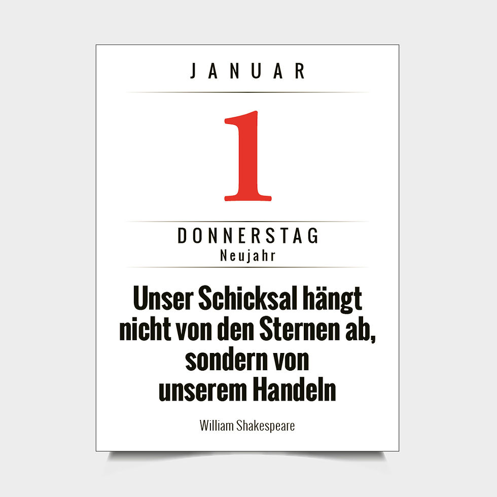 Miniaturbild: Kleiner Tages-Spruchkalender 2026