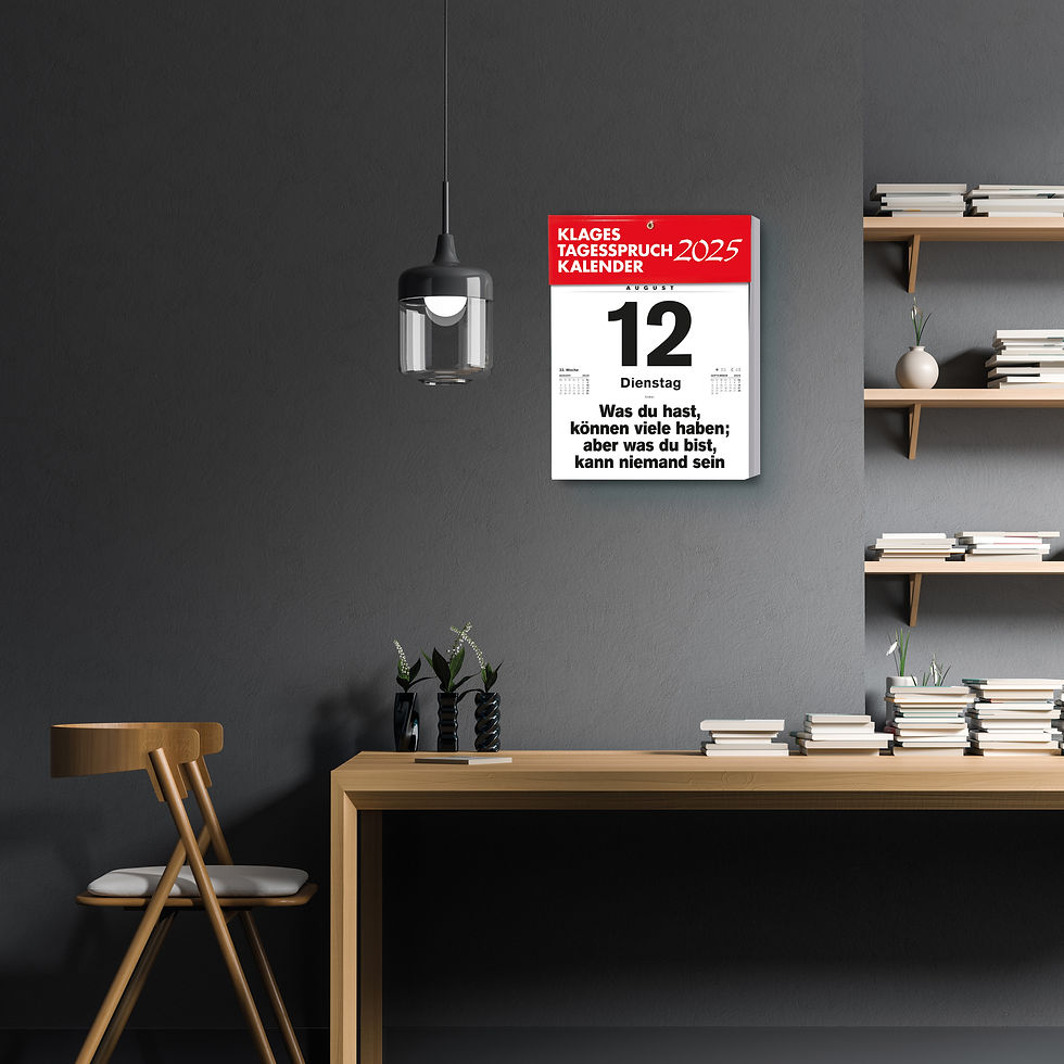 Sprüchekalender  Klages-Kalender