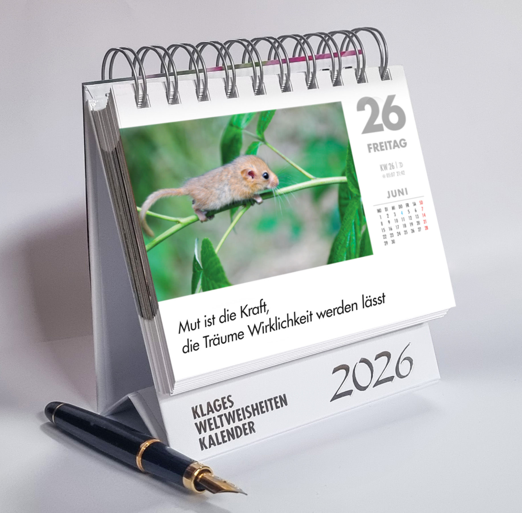 Weltweisheiten-Kalender 2026