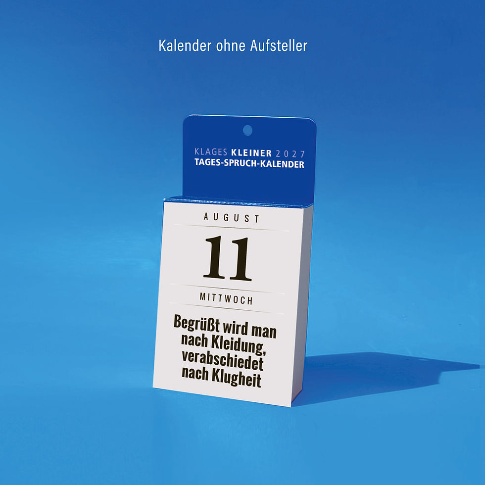 Miniaturbild: Kleiner Tages-Spruchkalender 2027