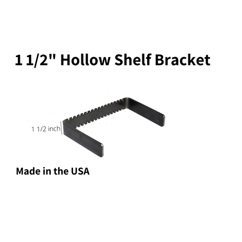 1 1/2" Hollow Shelf Floating Bracket Sheppard Brackets