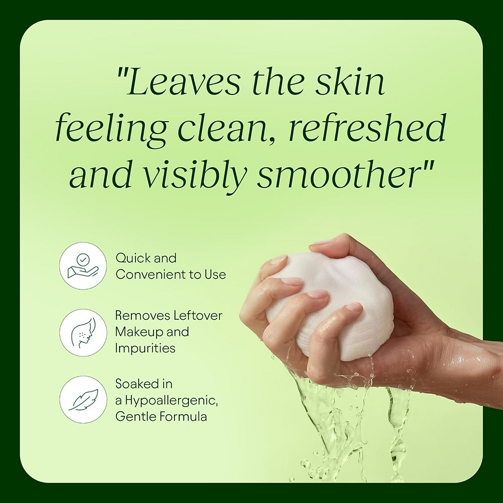 Miniatura: Wrinkle Minimizing Centella Asiatica Toner Pads - Anti-Wrinkle Cotton Facial Pad
