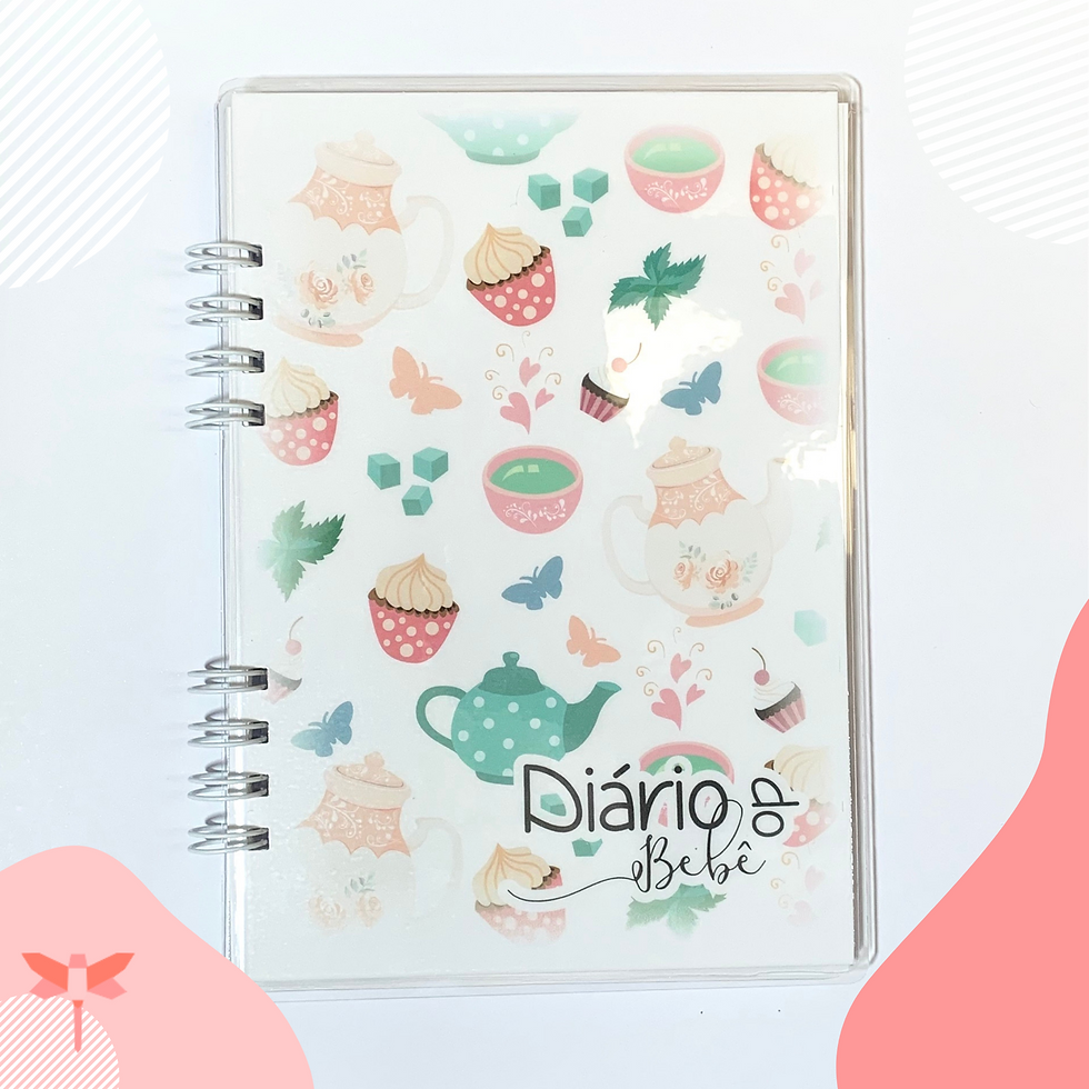 Diário do bebê - Chá da tarde