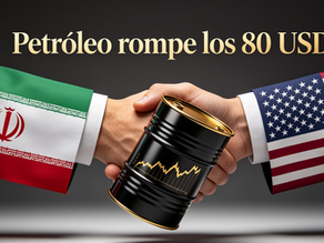 Petróleo rompe los 80 dólares tras acuerdo de paz en Medio Oriente