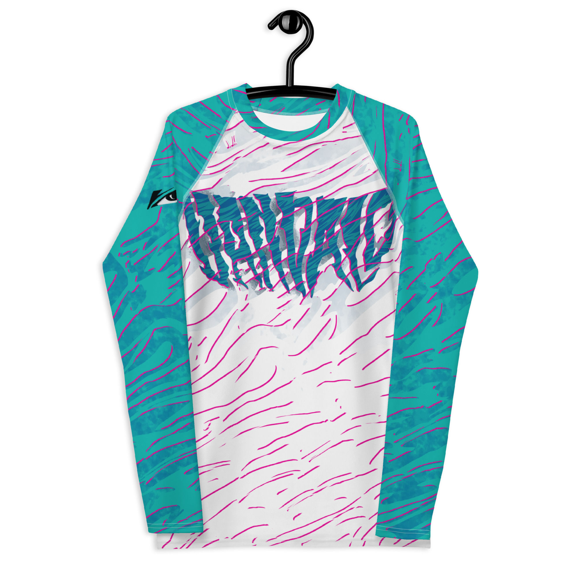 SUMMERSKINS - WHITE WATER TIGER Men's Rash Guard
