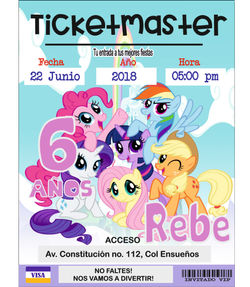 INVITACIONES TICKETMASTER BOLETOS 2