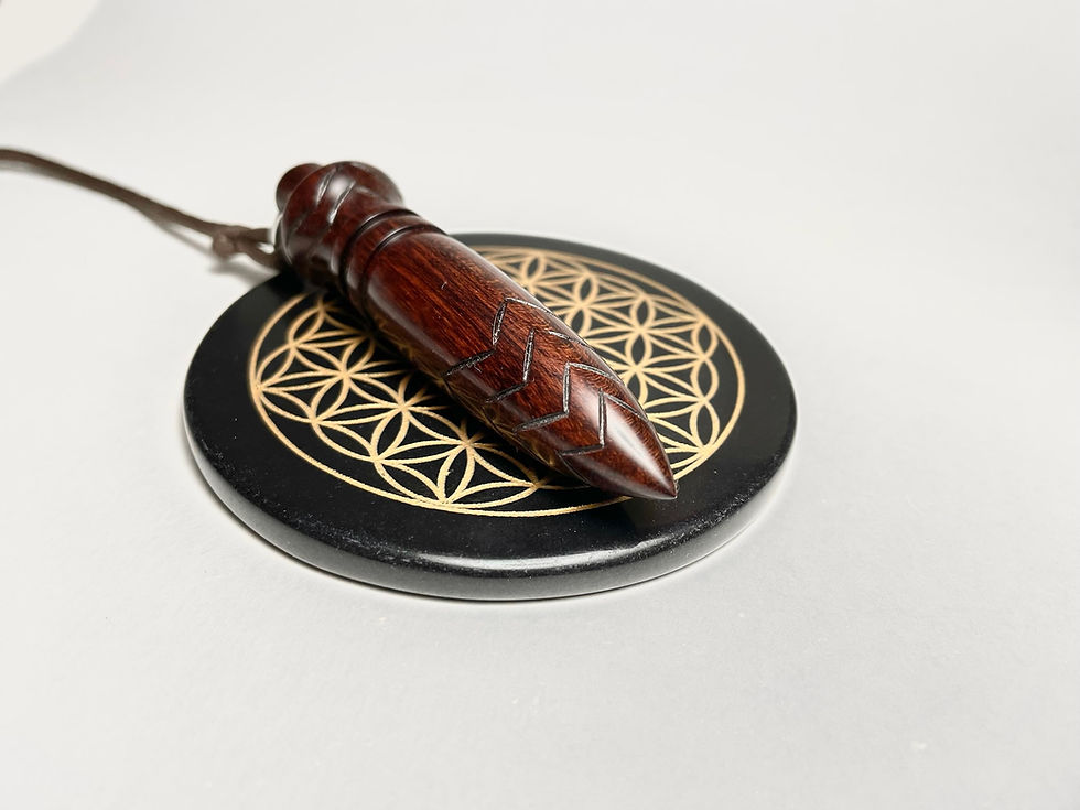 Miniature : Fleur de vie pierre jaspe noir