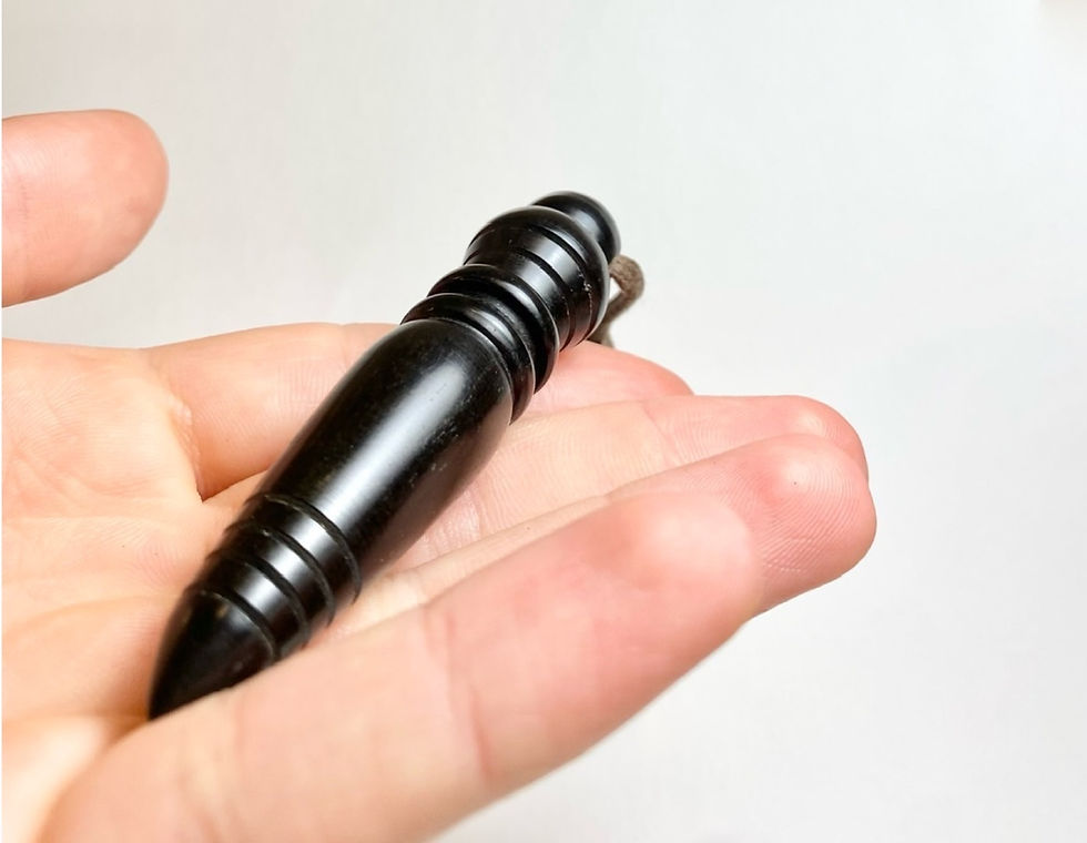 Miniature : Pendule de thot bois d'ébène d'Afrique