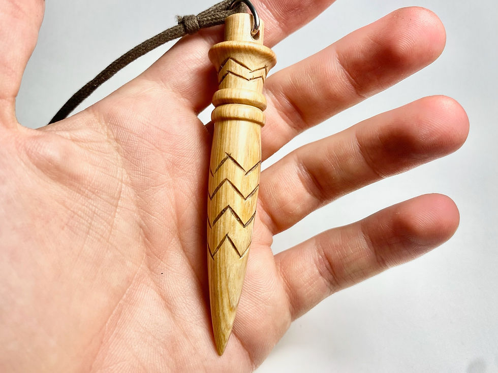 Miniature : Pendule thot bois d'Olivier d'Italie