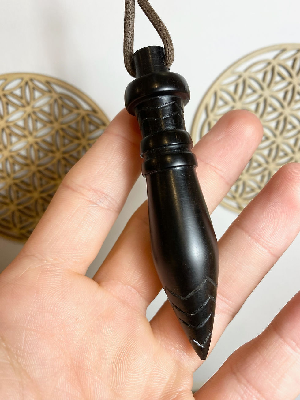 Miniature : Pendule thot bois d'ébène - Thot ébène lesté