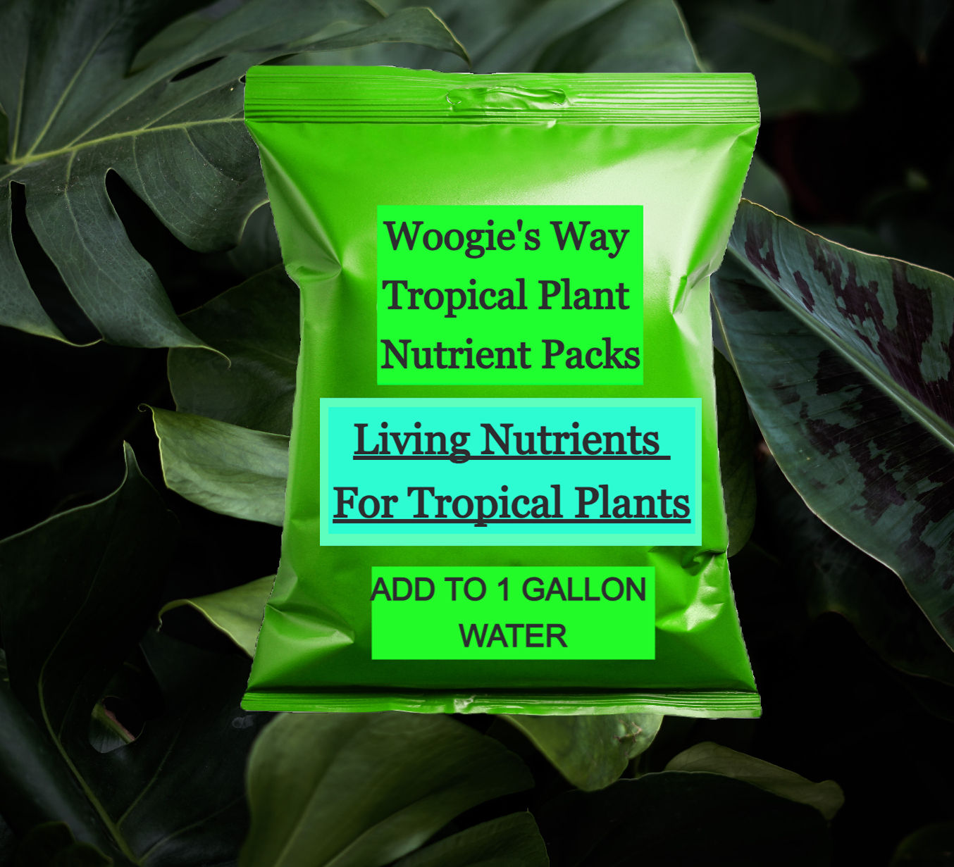 Woogie's Way Tropical Plant Nutrient Packs