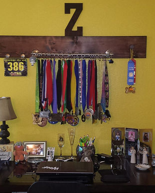 Running Medal Display Rack