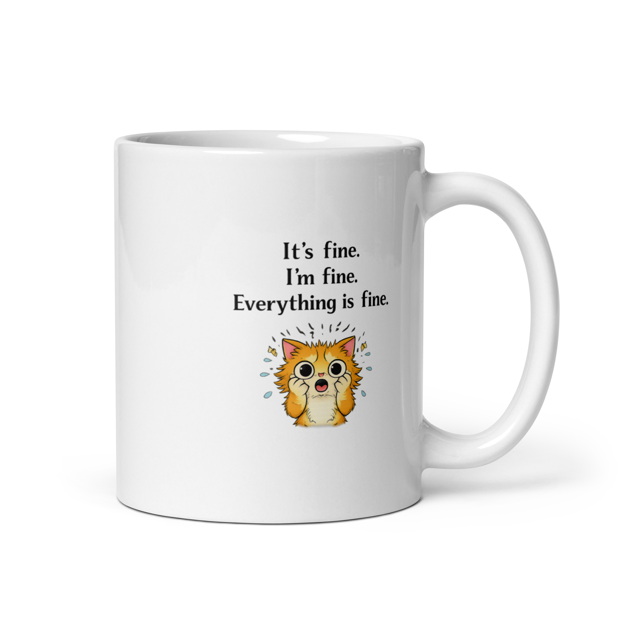 White Glossy Mug