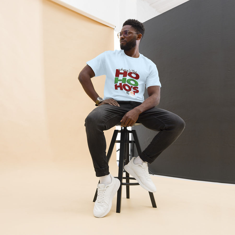 Thumbnail: Christmas "Where's the HO HO HO's at?" Tee