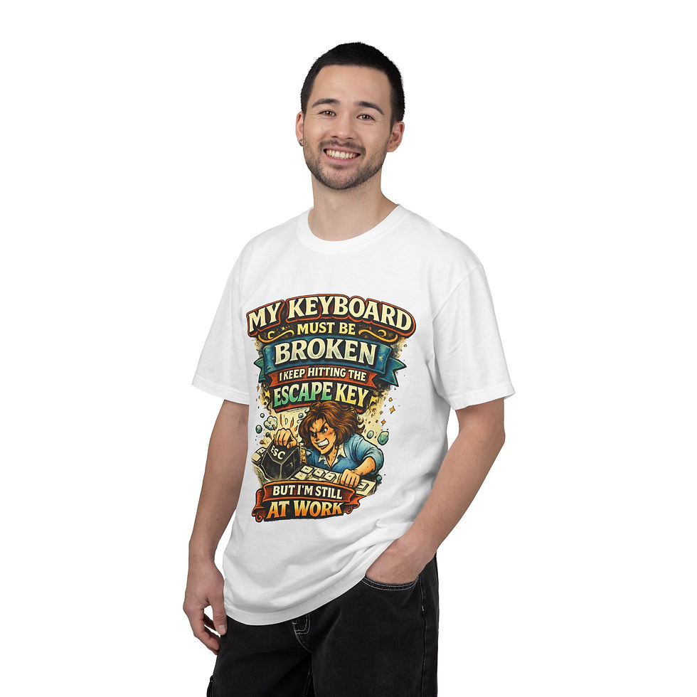 Thumbnail: My Keyboard Must Be Broken I Keep Hitting Escape Key T-Shirt