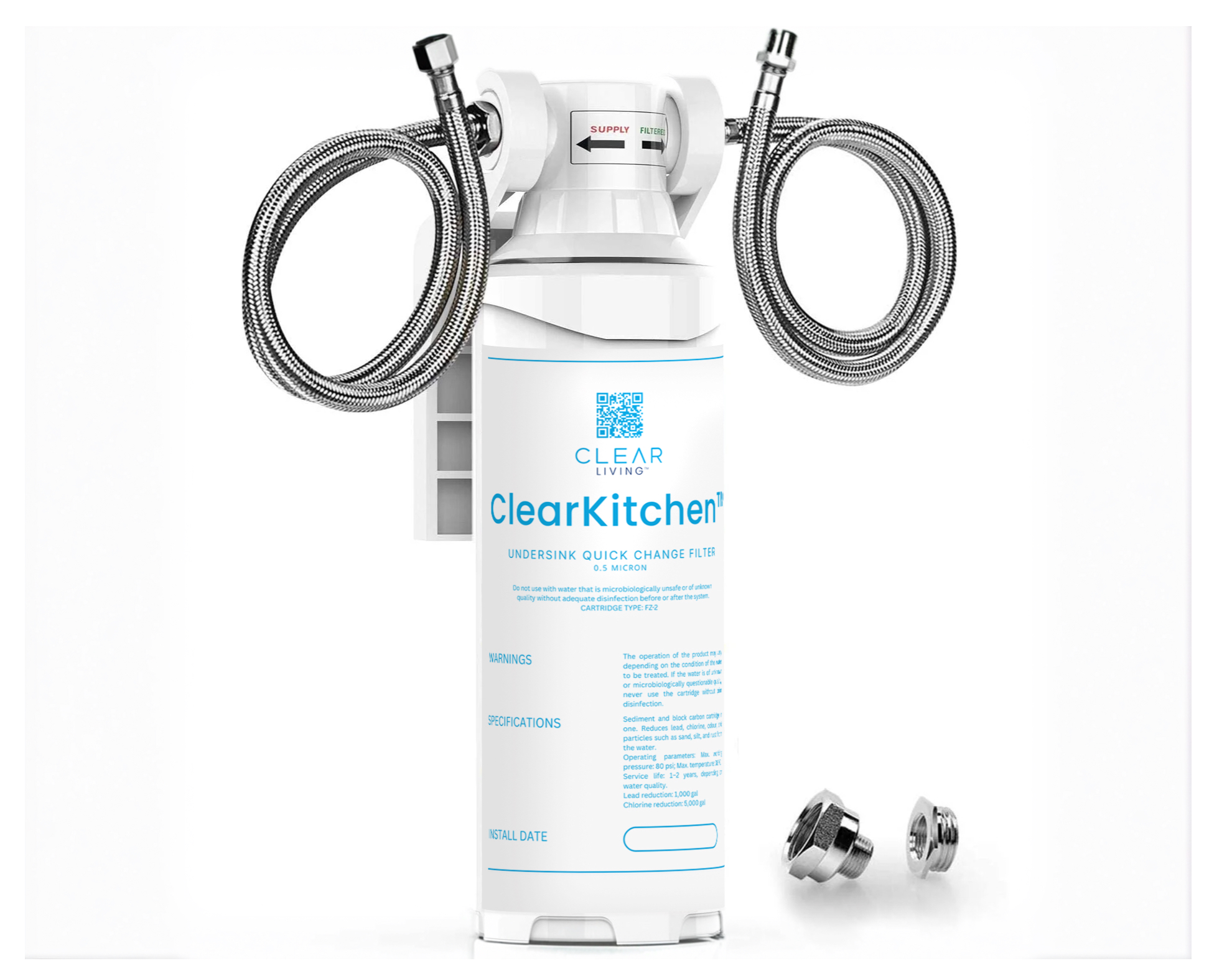 ClearKitchen™ Undersink Quick Change Filter System