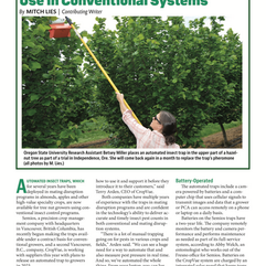 Automated Insect Traps Finding Use in Conventional Systems