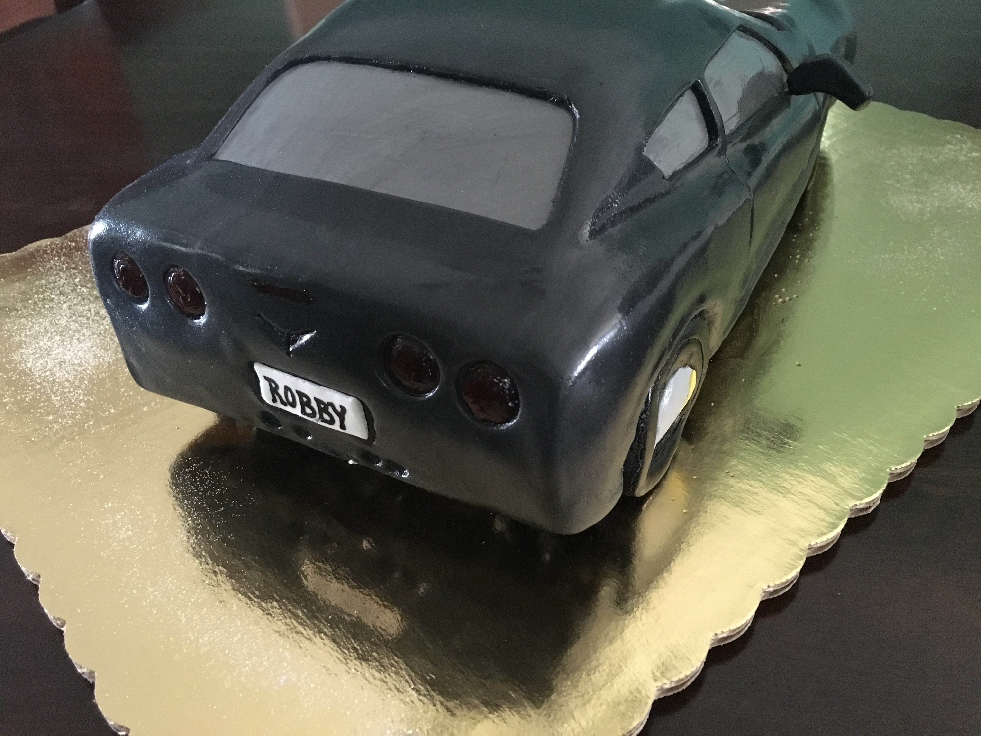 corvette rear view